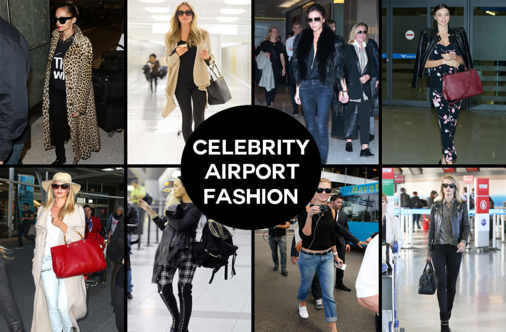 Celebrity airport clearance style