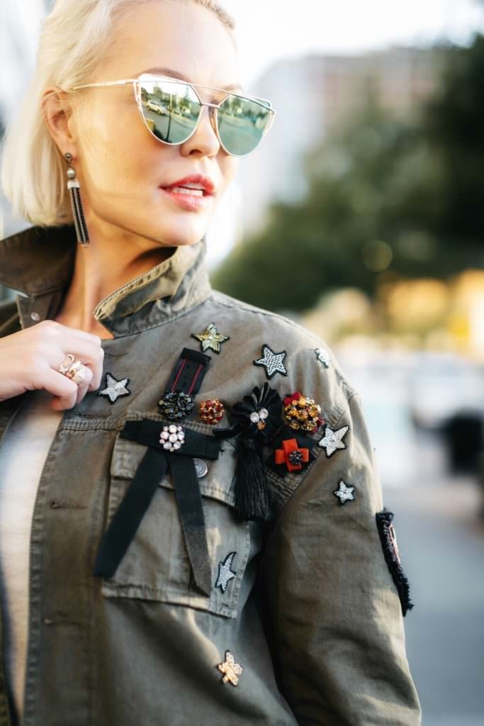  Military jacket  - example of military fashion trends