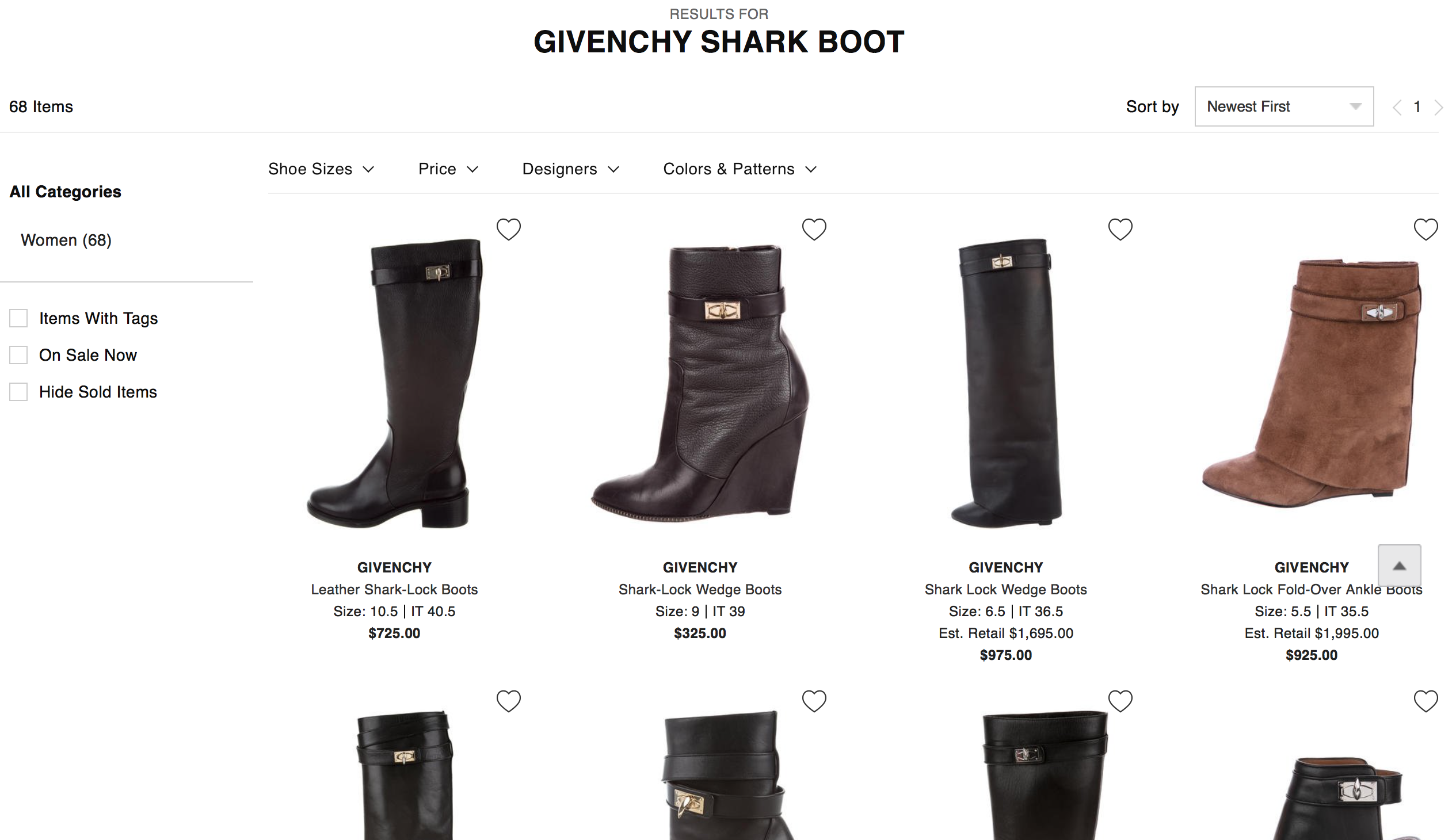 givenchy boots 2018