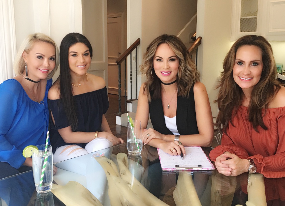 women networking together at a table