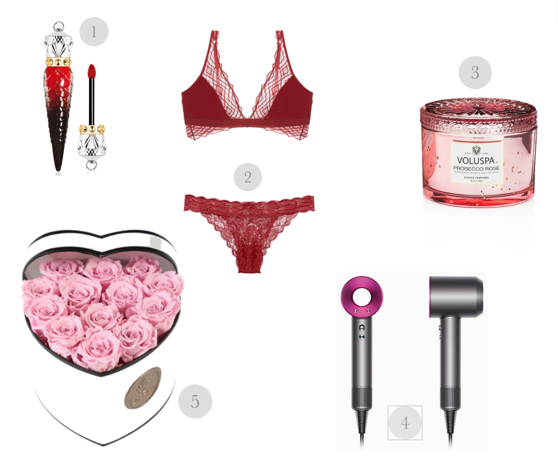 photos of gifts for her from our valentine gift guide