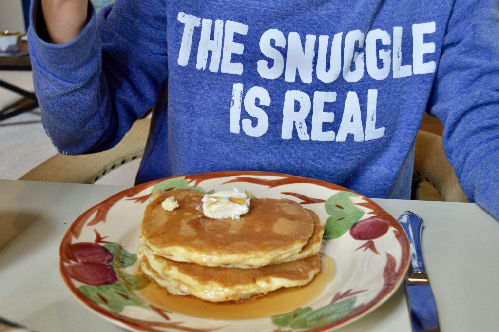 pancakes with butter for national pancake day