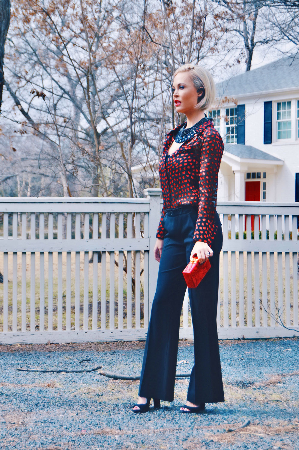 black and red heart shirt - perfect for empaths!