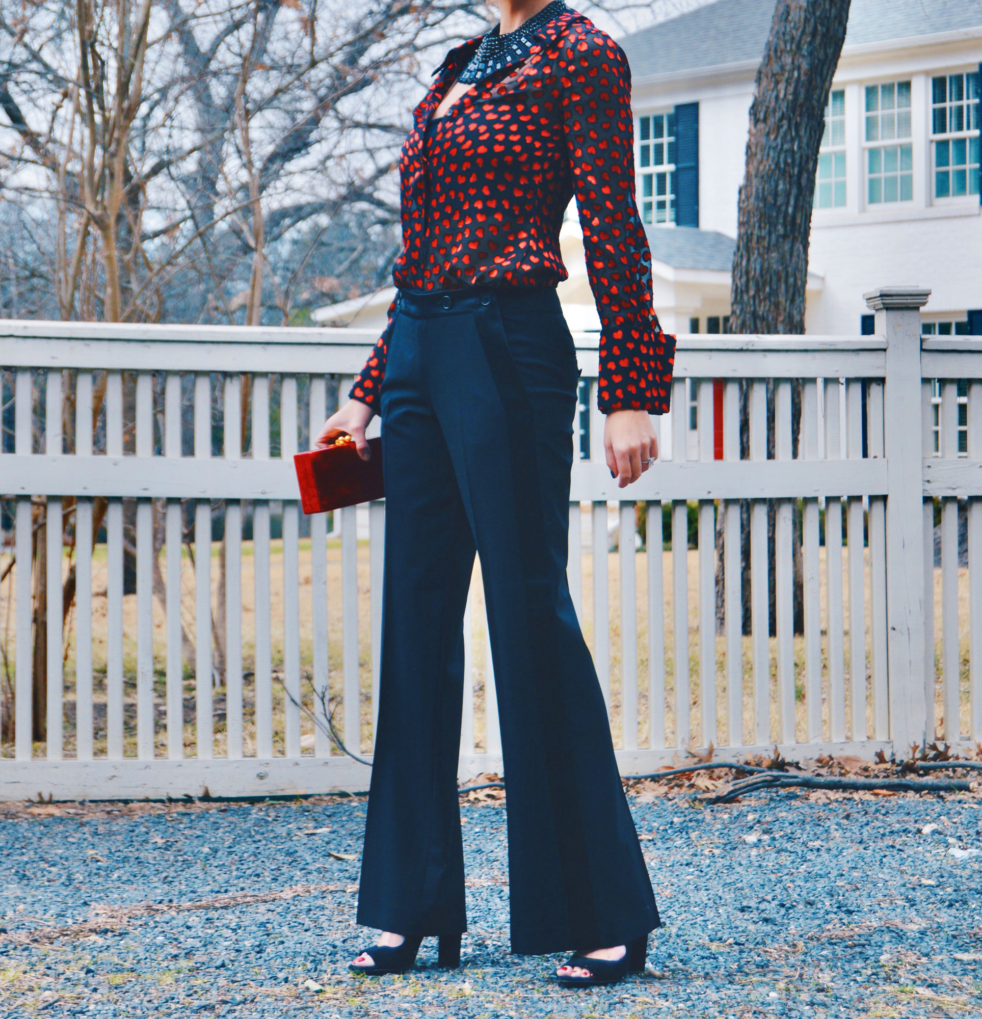 red and black pair perfectly together - expressing myself as an empath