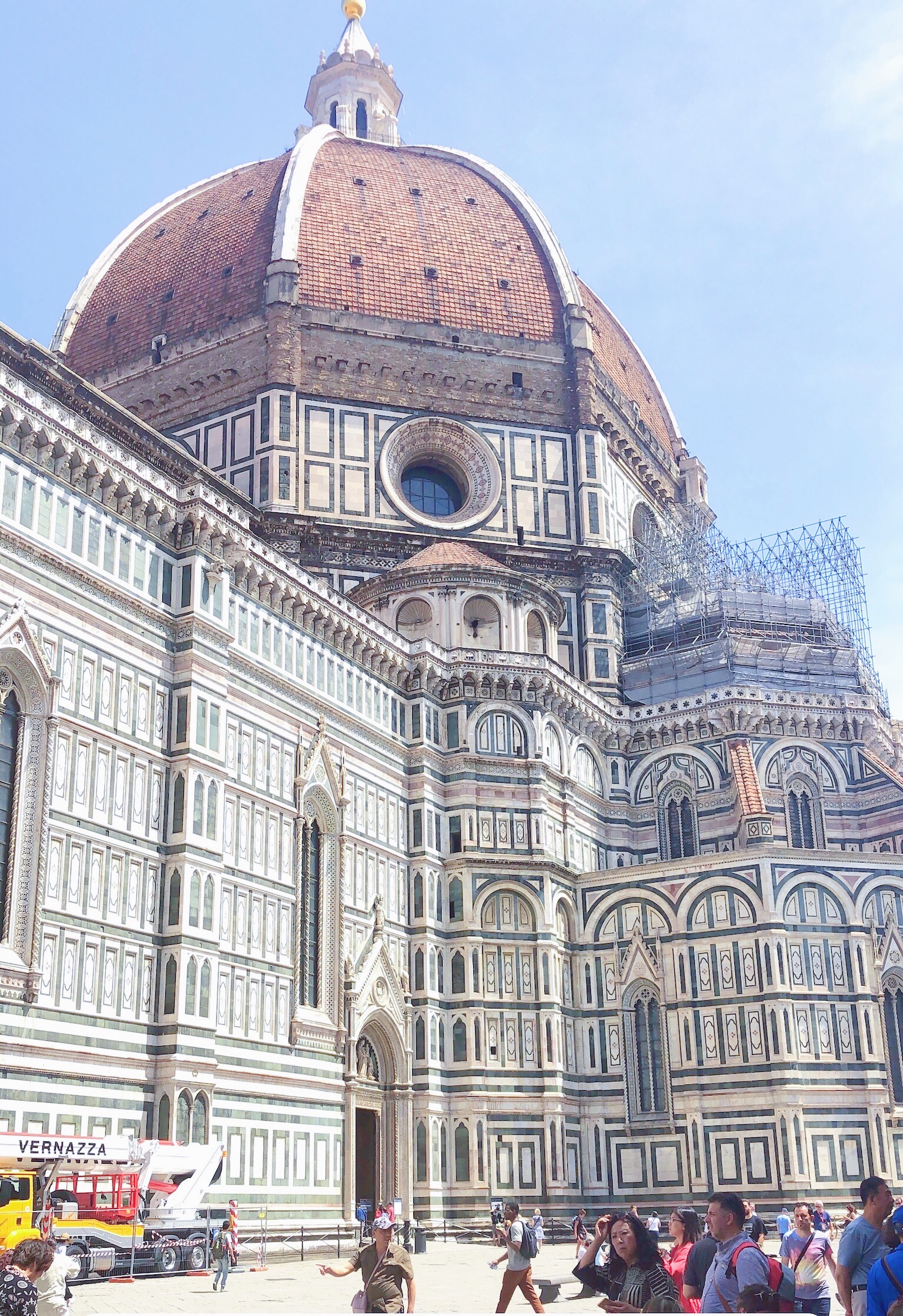 Basilico Santa Maria church in florence, italy