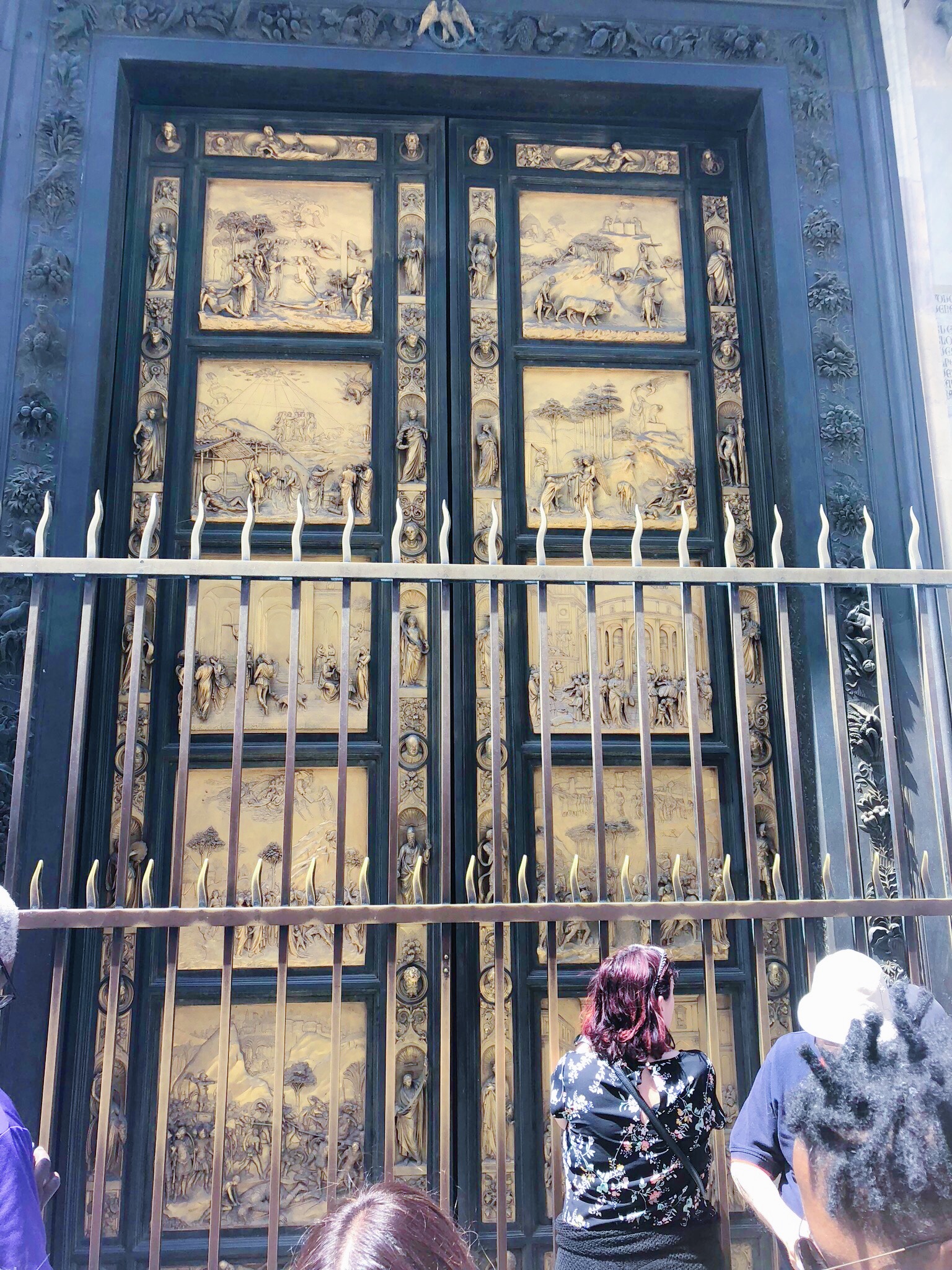 The Baptistry Gates of Paradise (Golden Doors) Florence, Italy