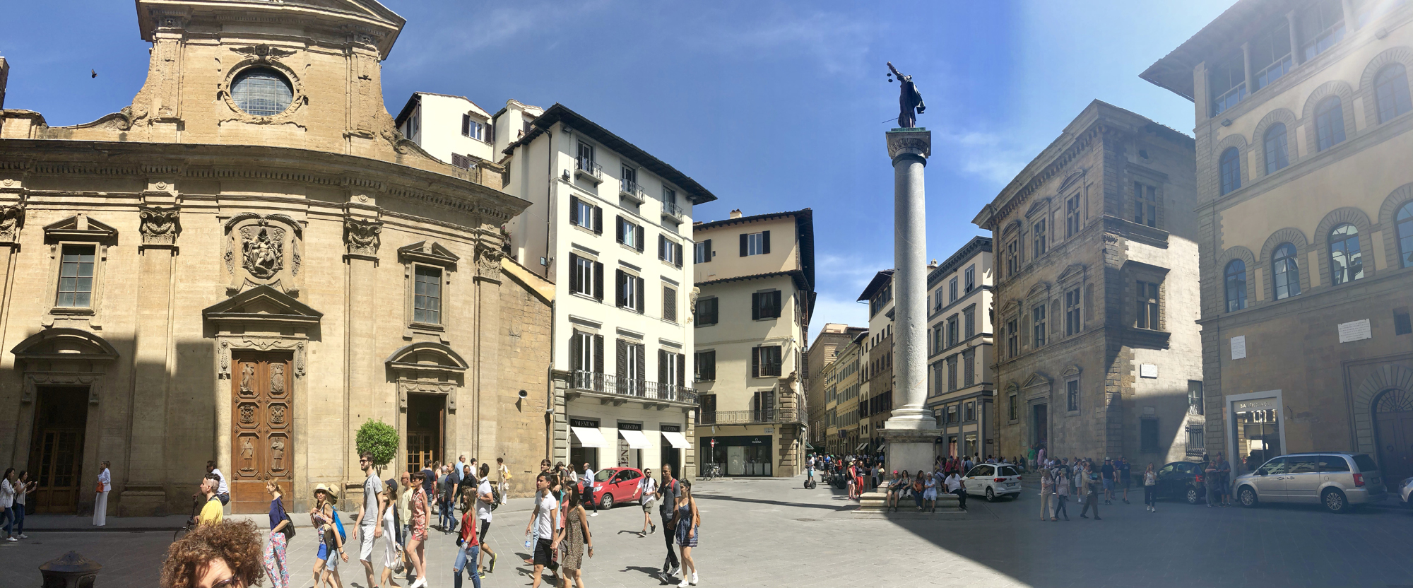 panoramic of florence streets