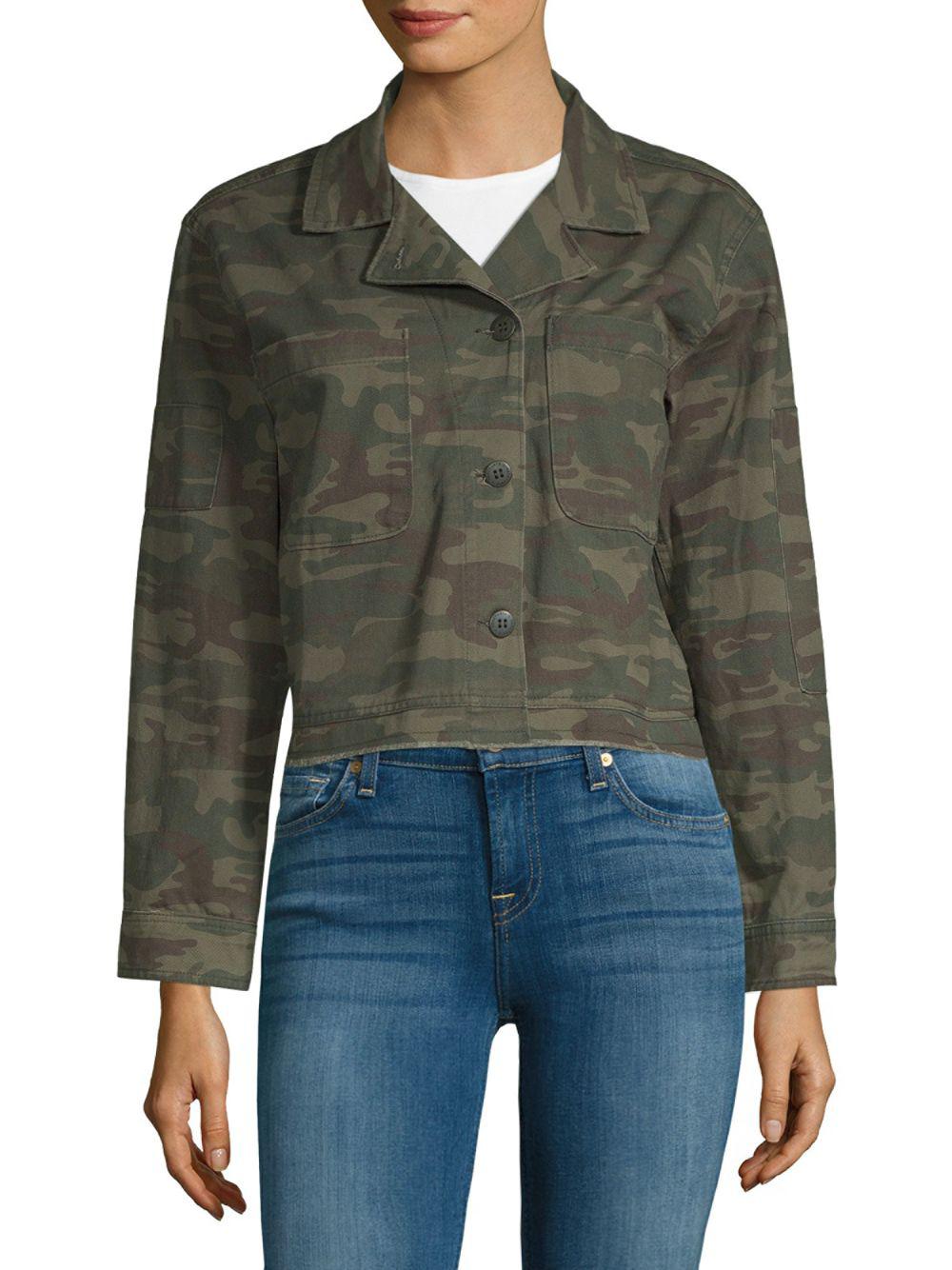 Saks Off Fifth camo jacket under $100