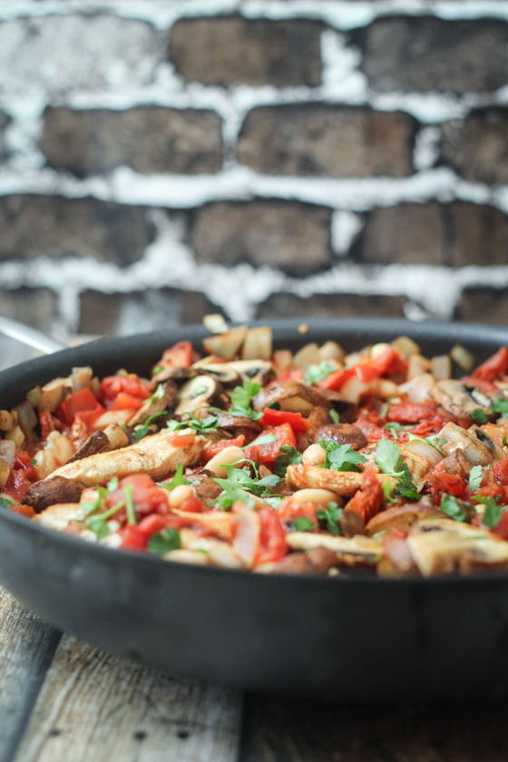 Tuscan chicken skillet