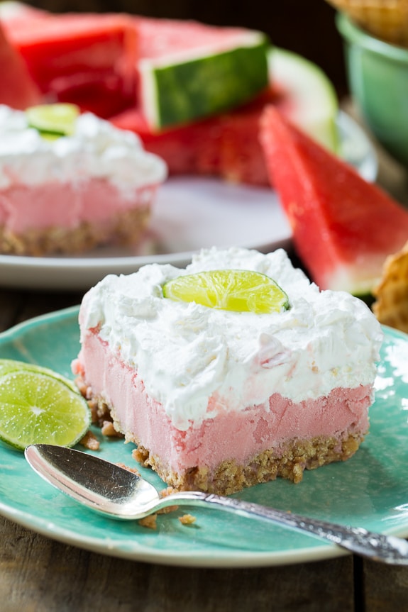 salted watermelon dessert bars