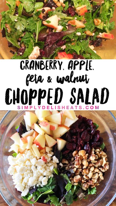 apple feta walnut salad