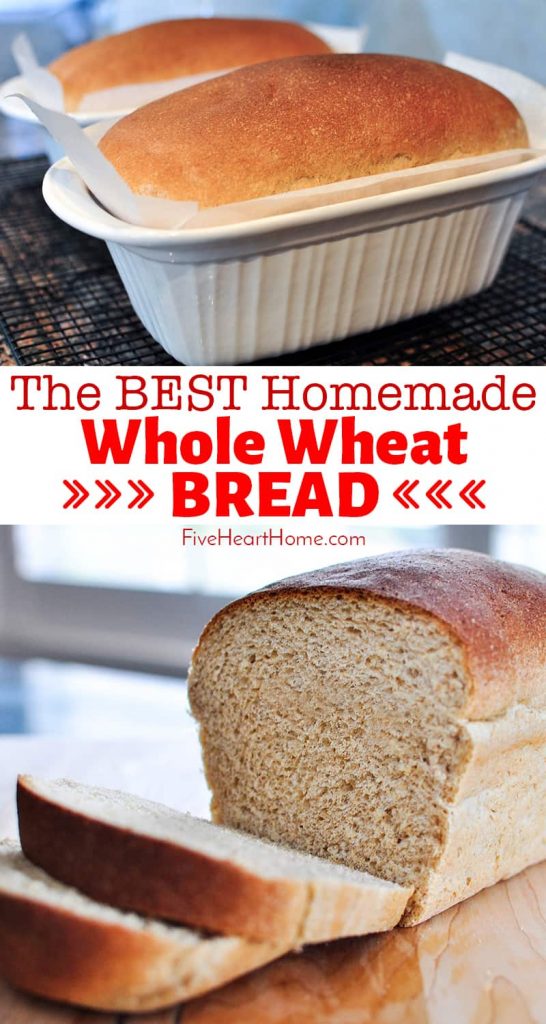 whole wheat bread recipe in loaf pans