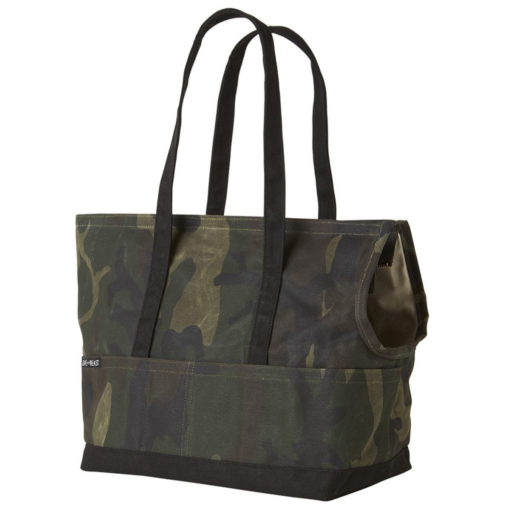 camo pet tote